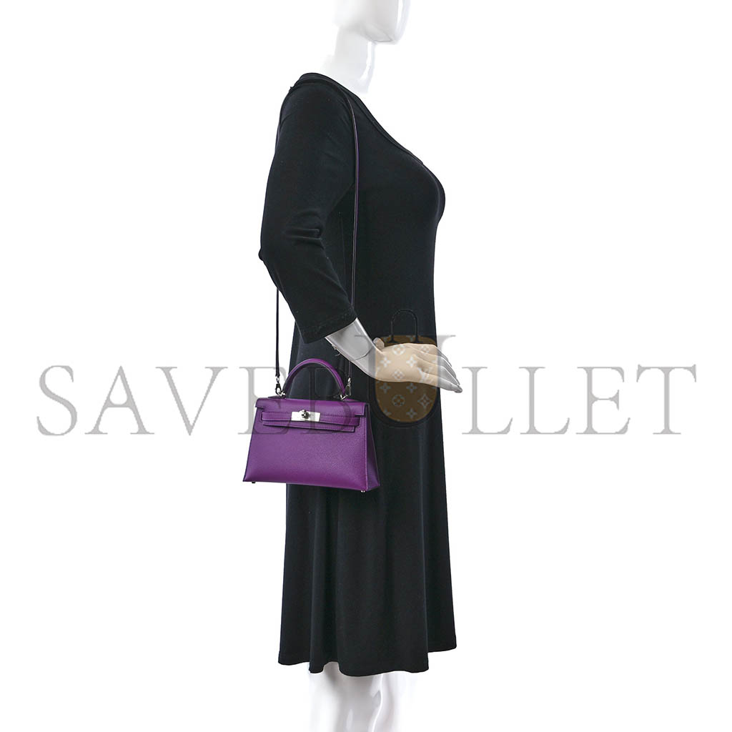 H**mes master epsom mini kelly sellier 20 anemone (19*12*5.5cm)